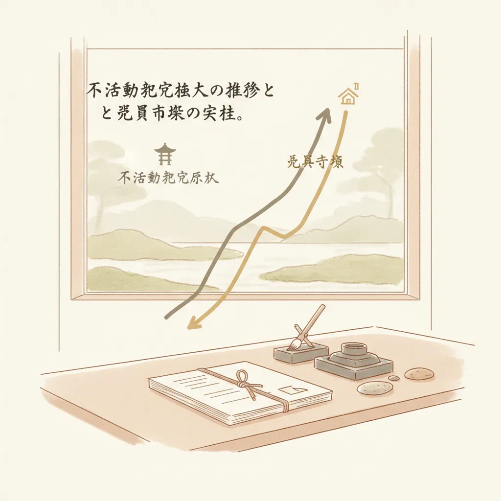 不活動宗教法人の推移と売買市場の実態