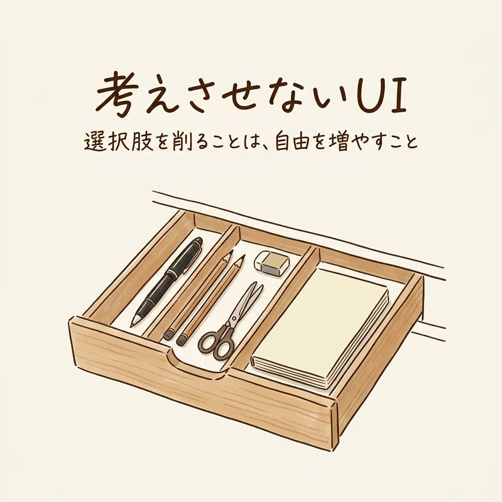 セクション画像：整頓された引き出し