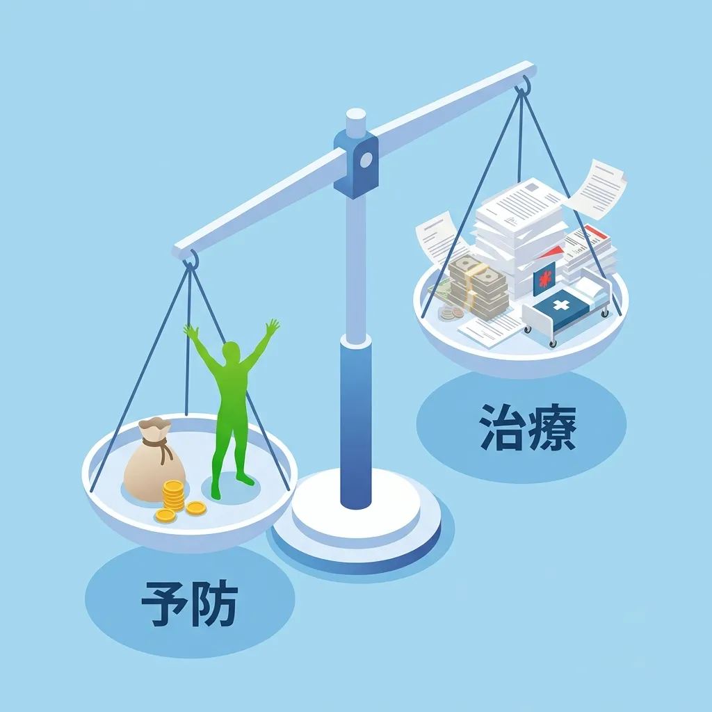 予防 vs 治療：人生の利益を守るのは？