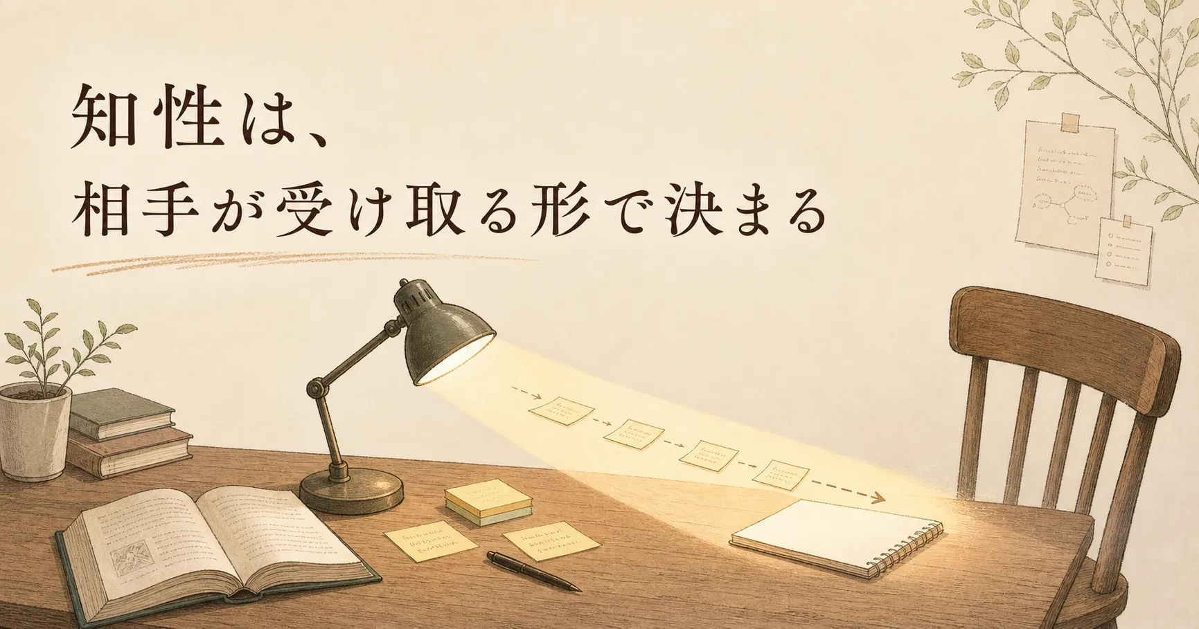 セクション画像：知性は相手が受け取る形で決まる