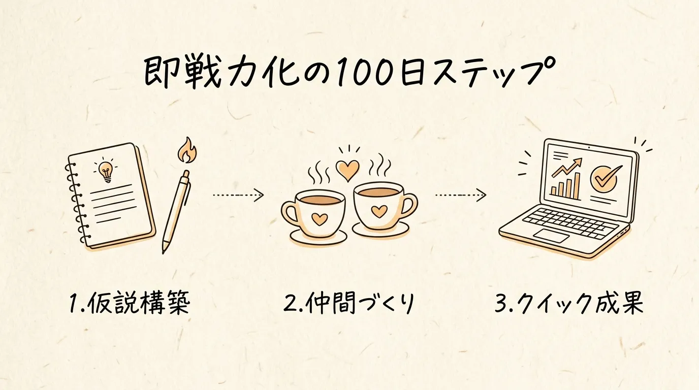即戦力化の100日ステップ