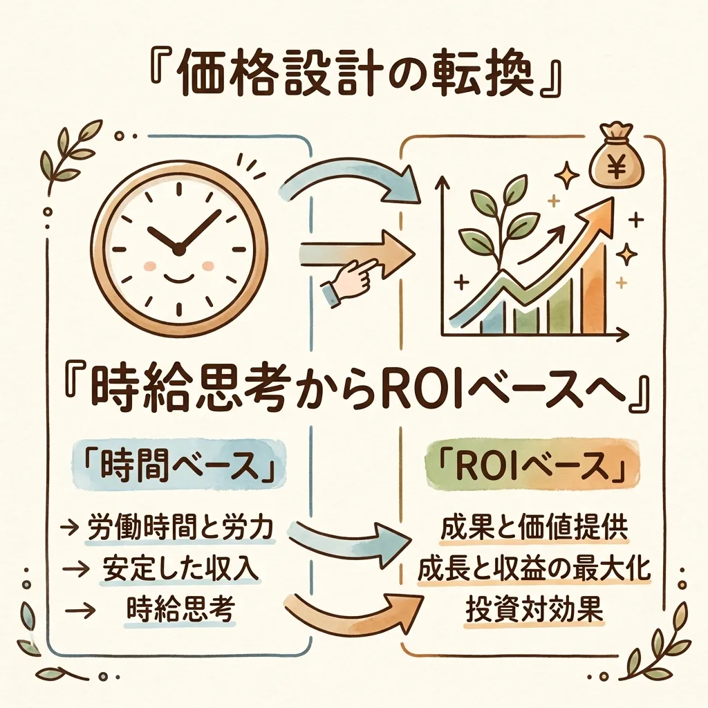 価格設計の転換の図解