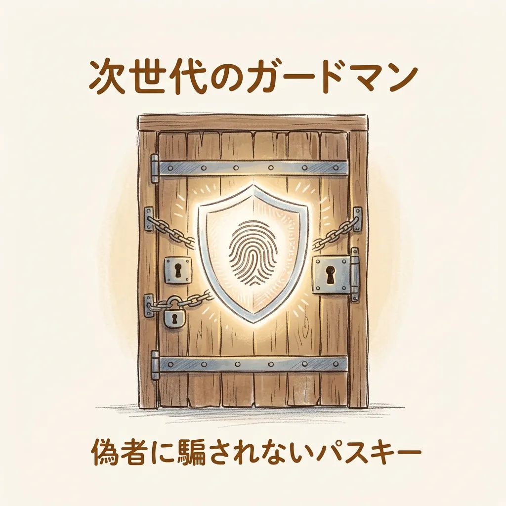 次世代のガードマン：偽者に騙されないパスキー
