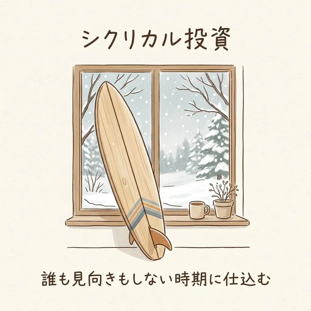 シクリカル投資：誰も見向きもしない時期に仕込む