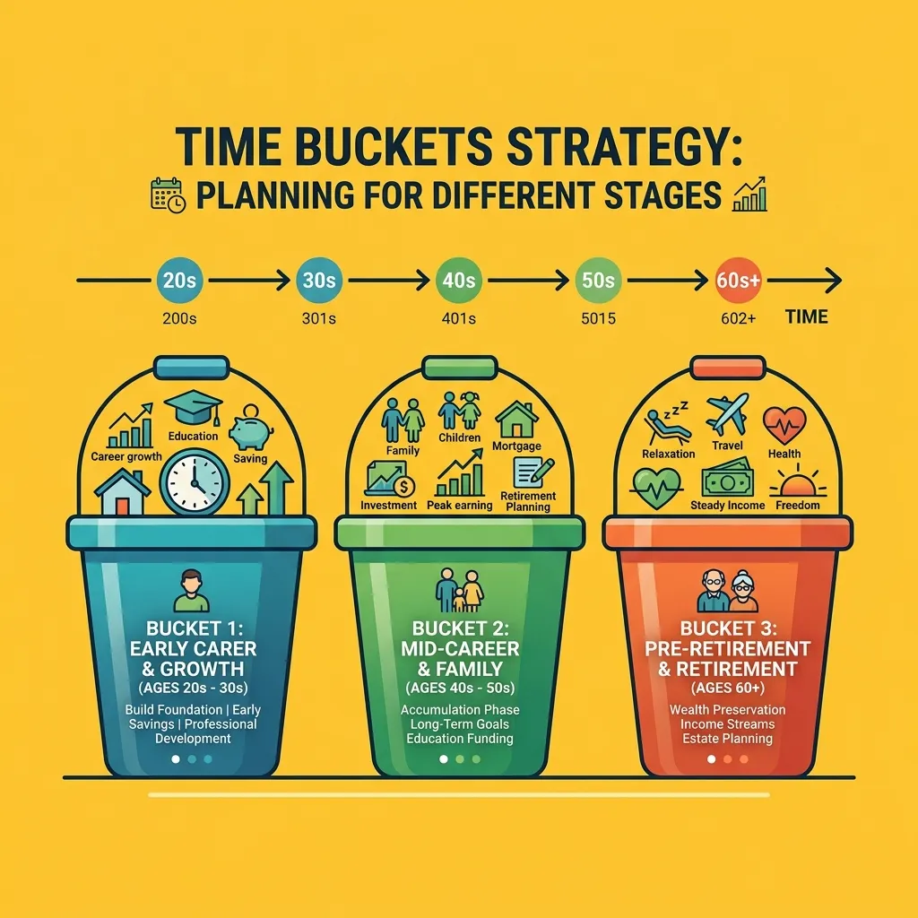 3つのバケツの図解