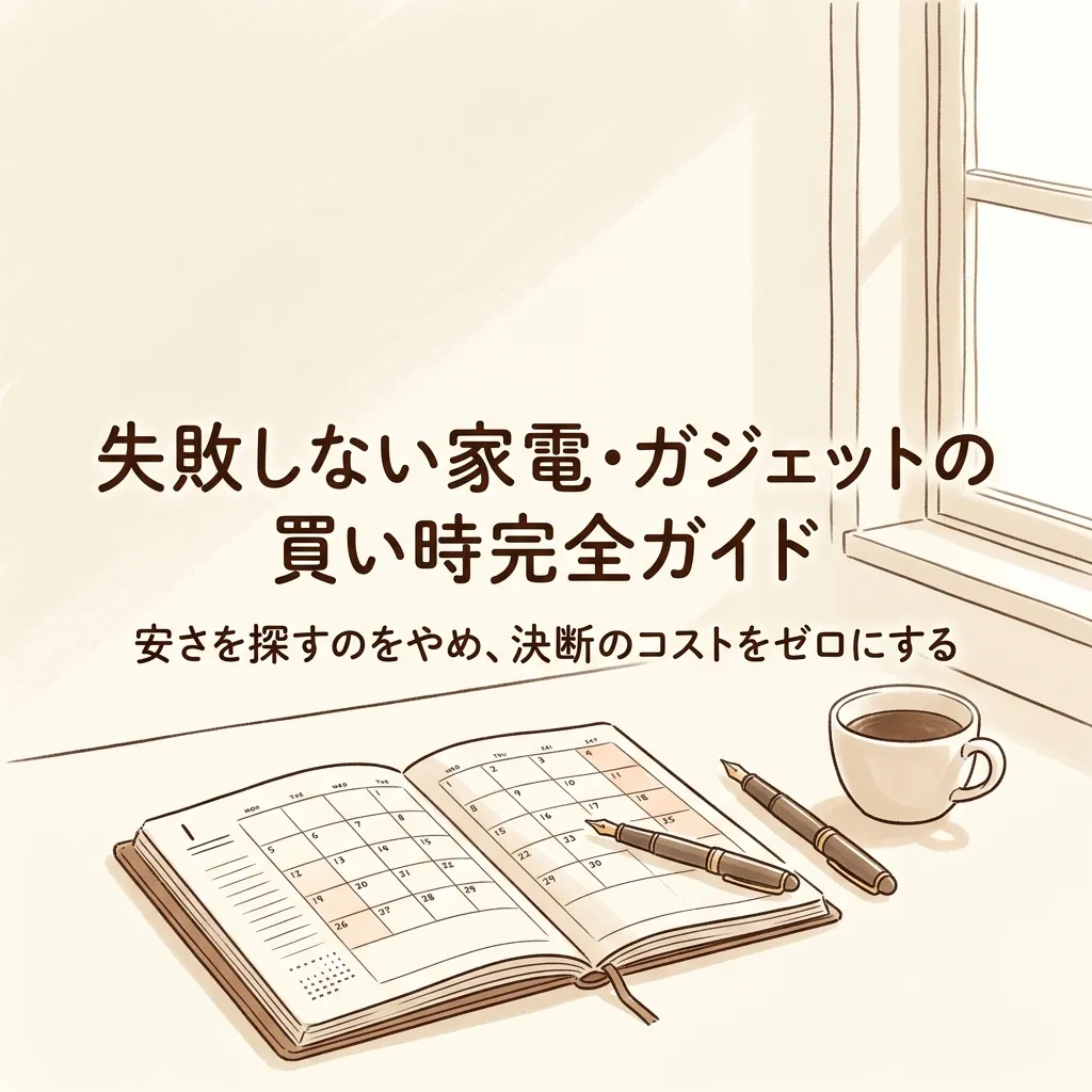 失敗しない家電・ガジェットの買い時完全ガイド