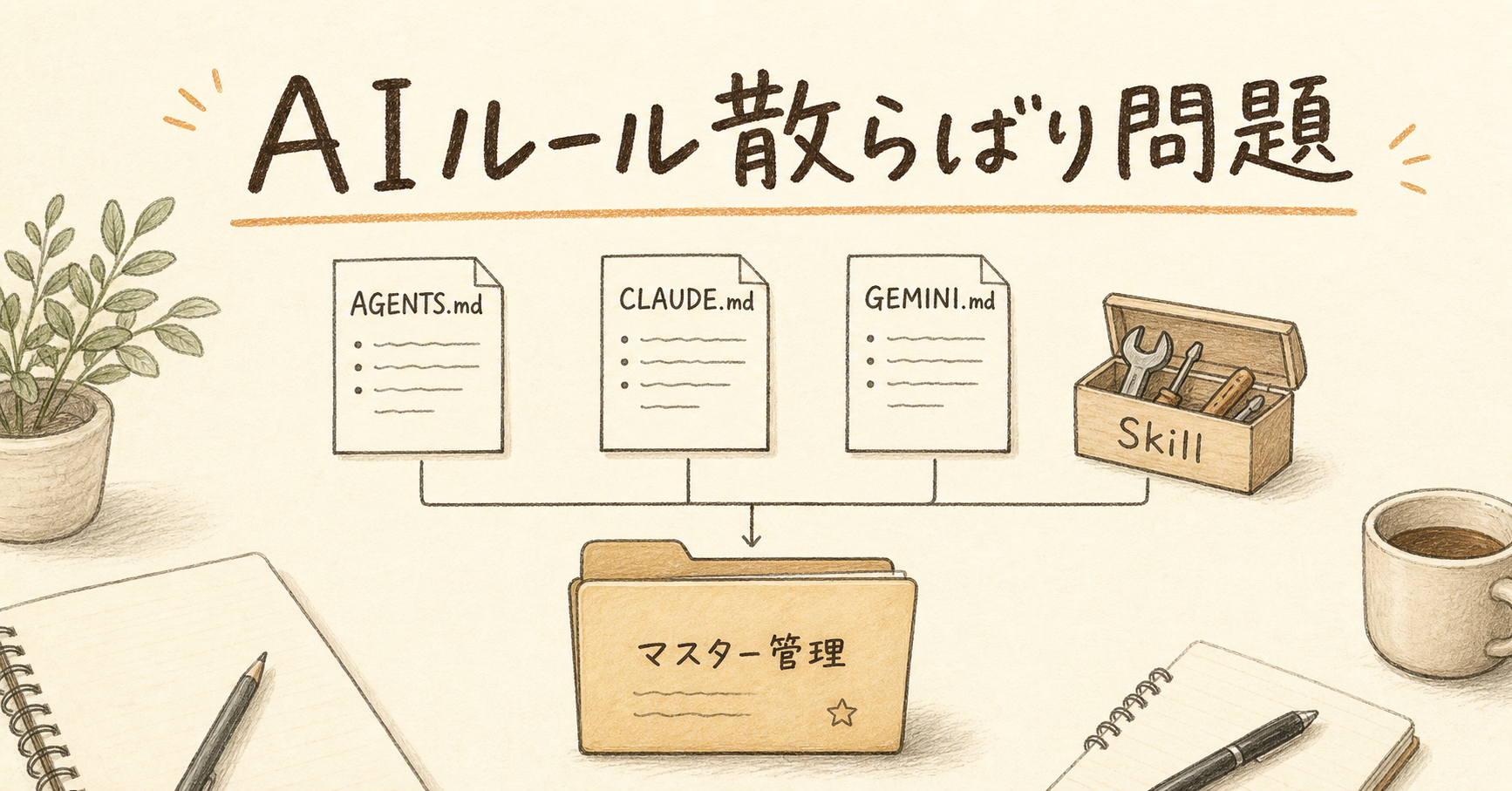AIツール併用で起きるルール散らばり問題の整理術