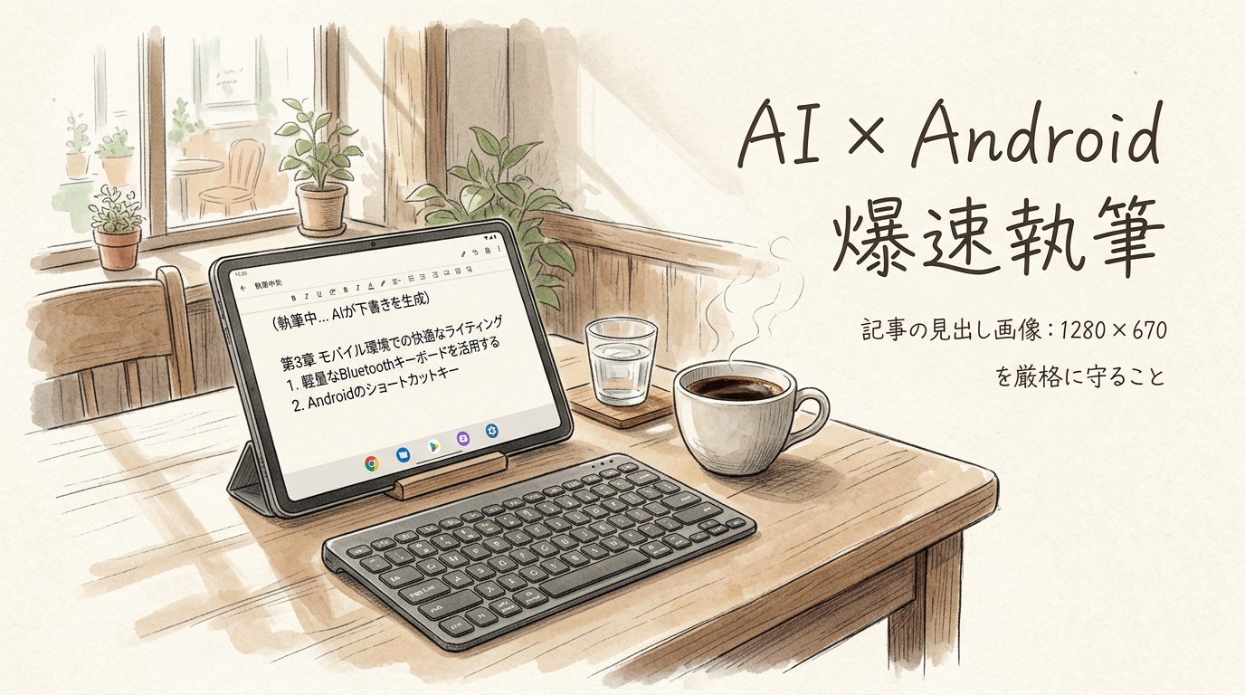 AI×Androidで作業環境を爆速化！PCブラウザを捨てて手に入れた思考の自由