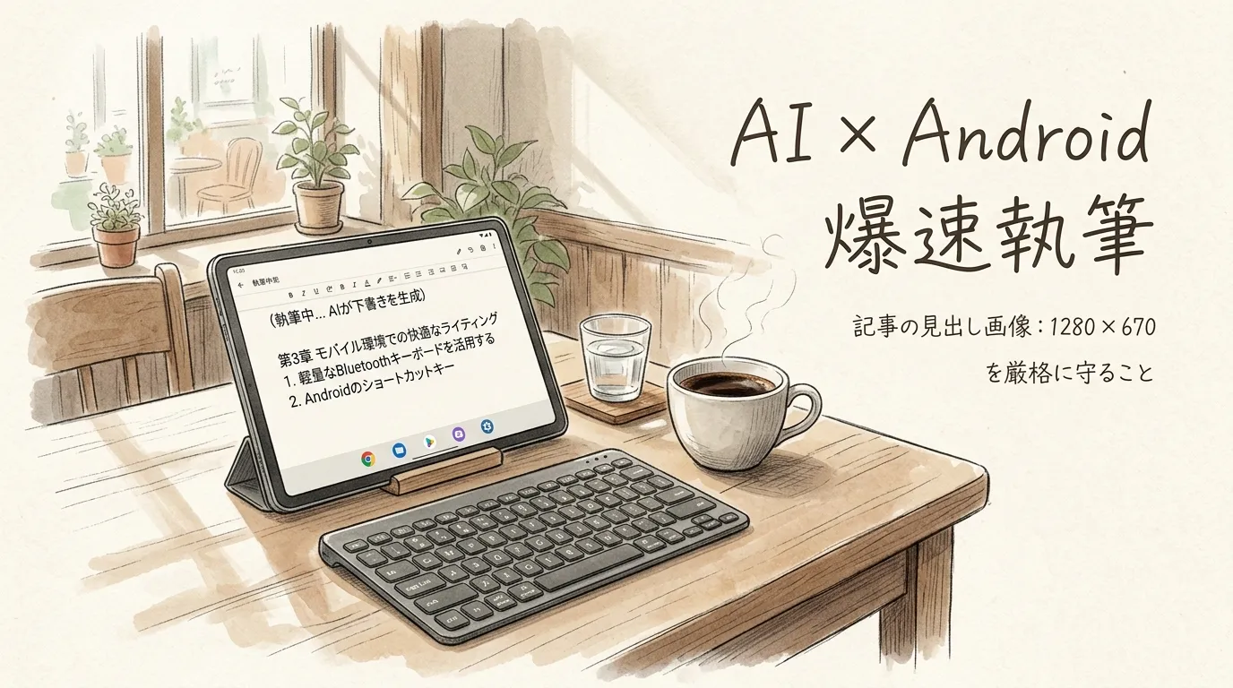 サムネイル画像：AI×Android 爆速執筆