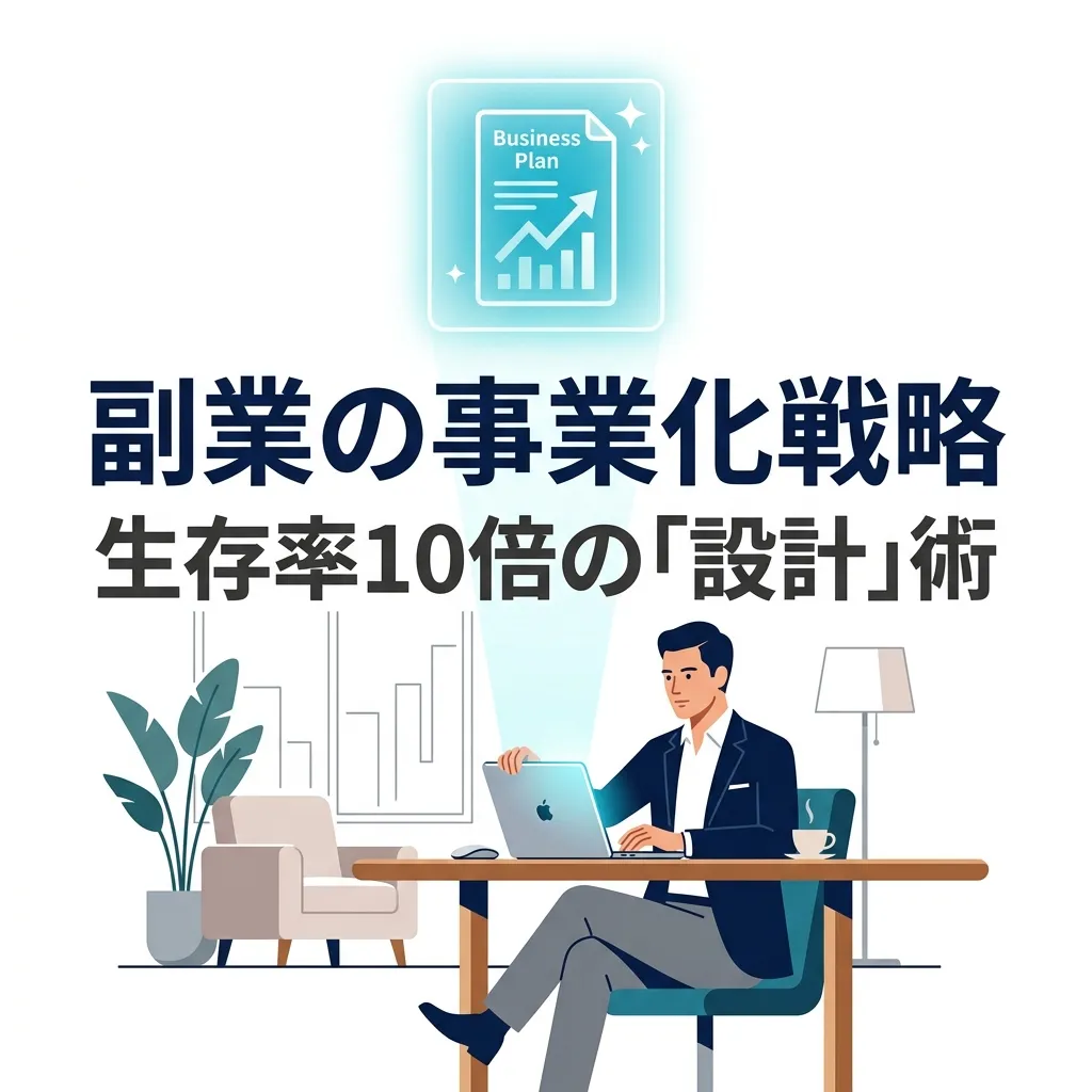サムネイル画像：副業の事業化戦略