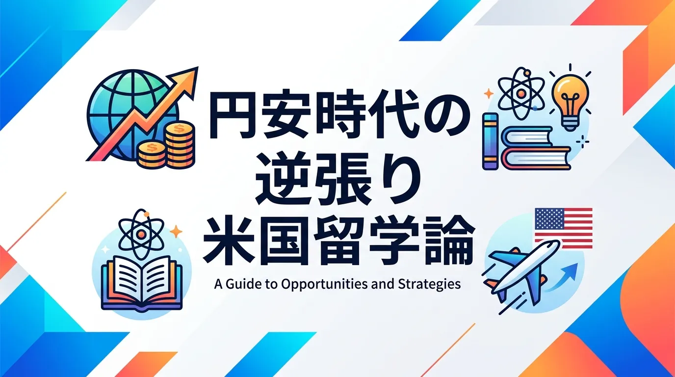 メインサムネイル：円安時代の逆張り米国留学論