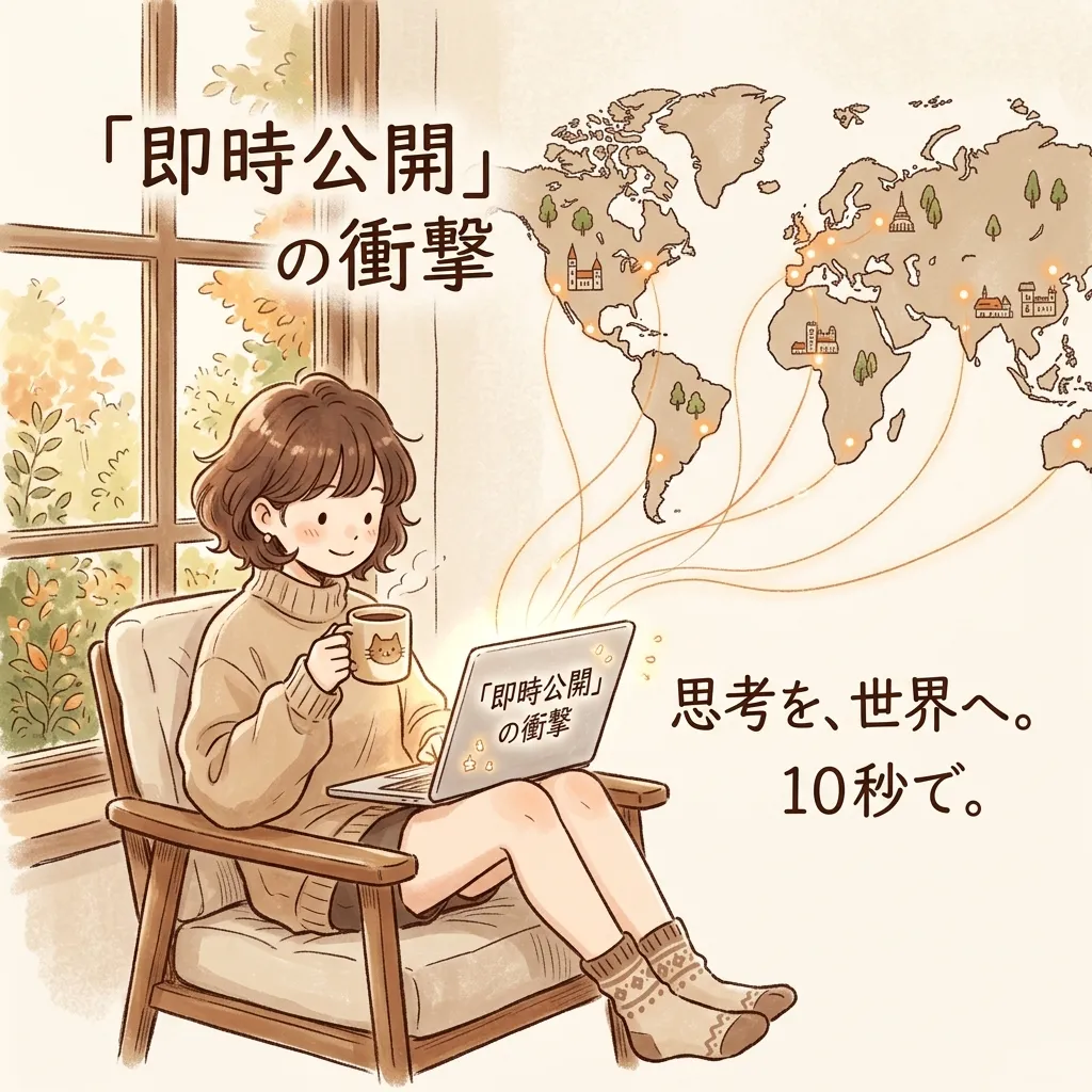 サムネイル画像：即時公開がもたらす余裕のひととき