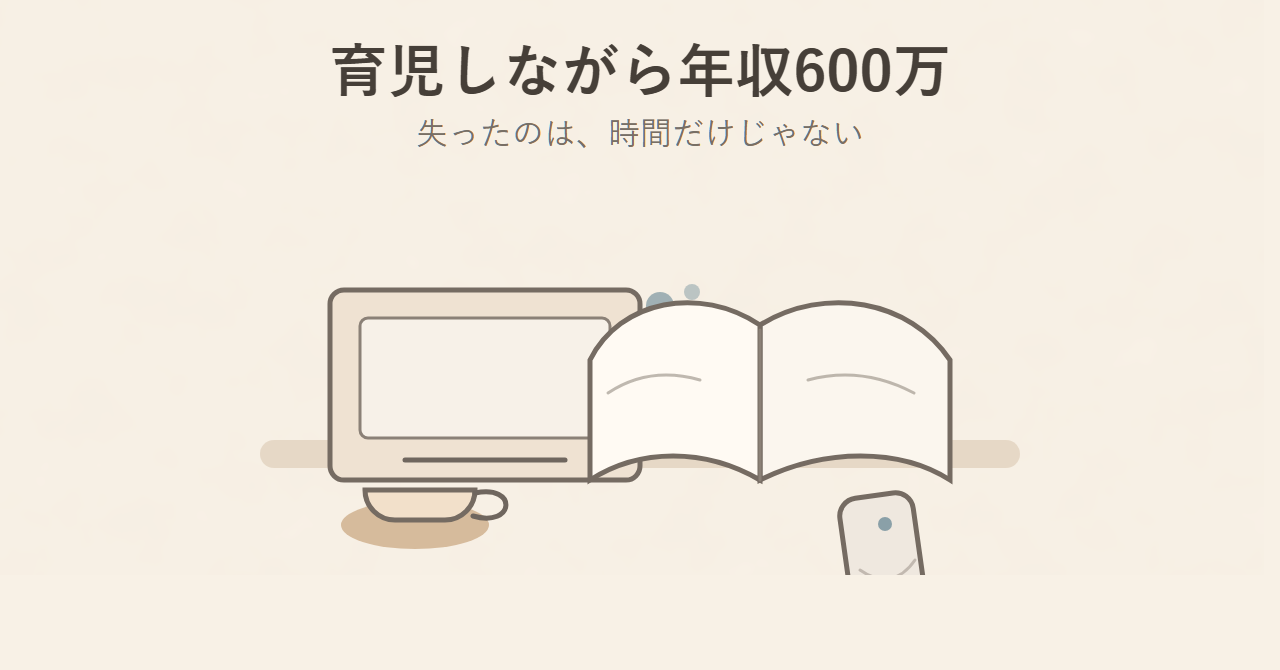 ワーママ年収600万の代償。育児で失う時間と心の余白